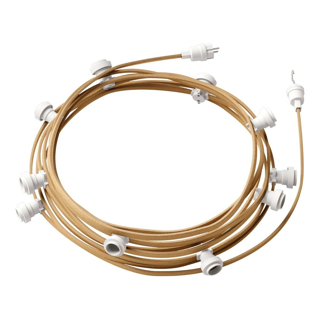Ready-to-use 12.5 m Lumet System catenary with textile cable,