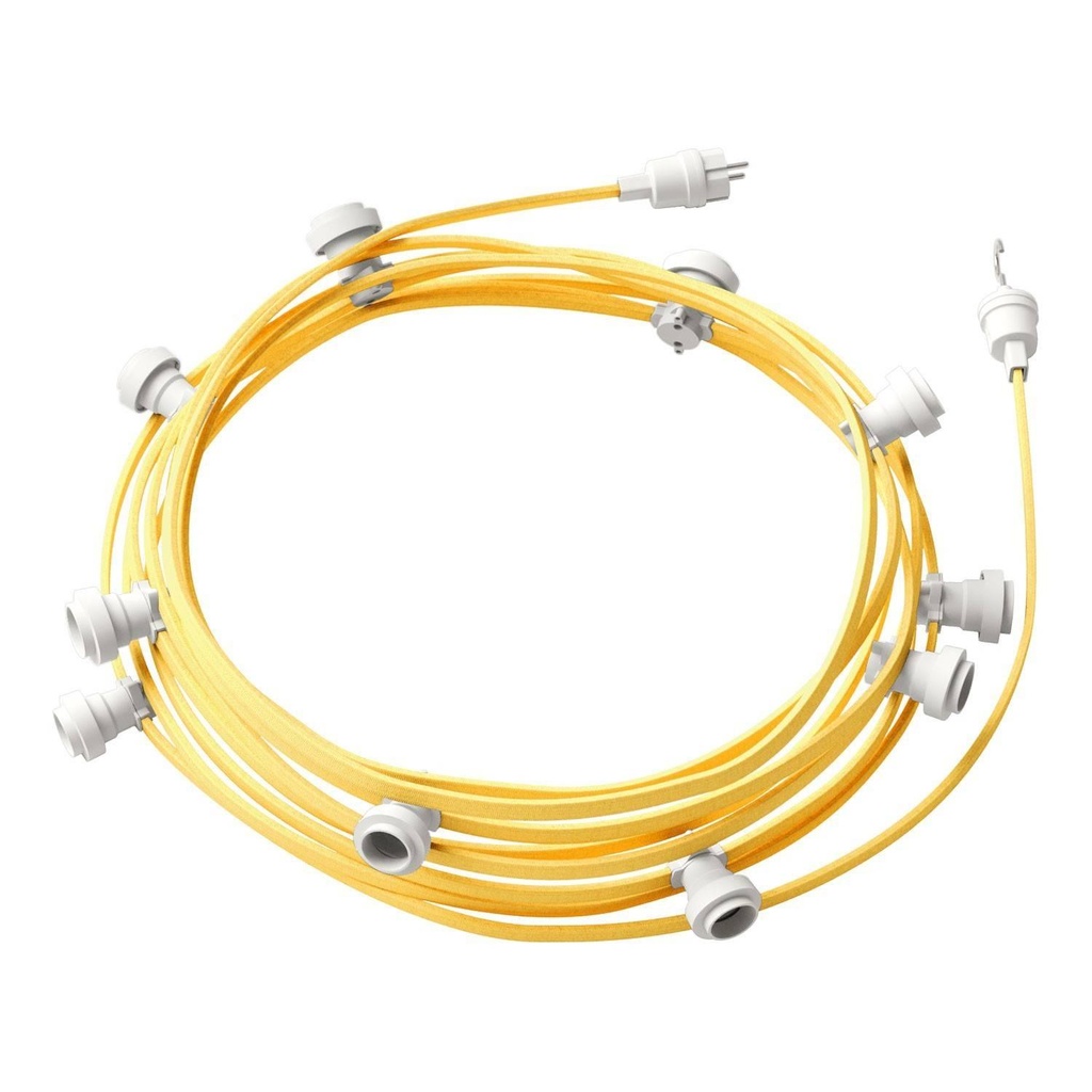 Ready-to-use 12.5 m Lumet System catenary with textile cable,