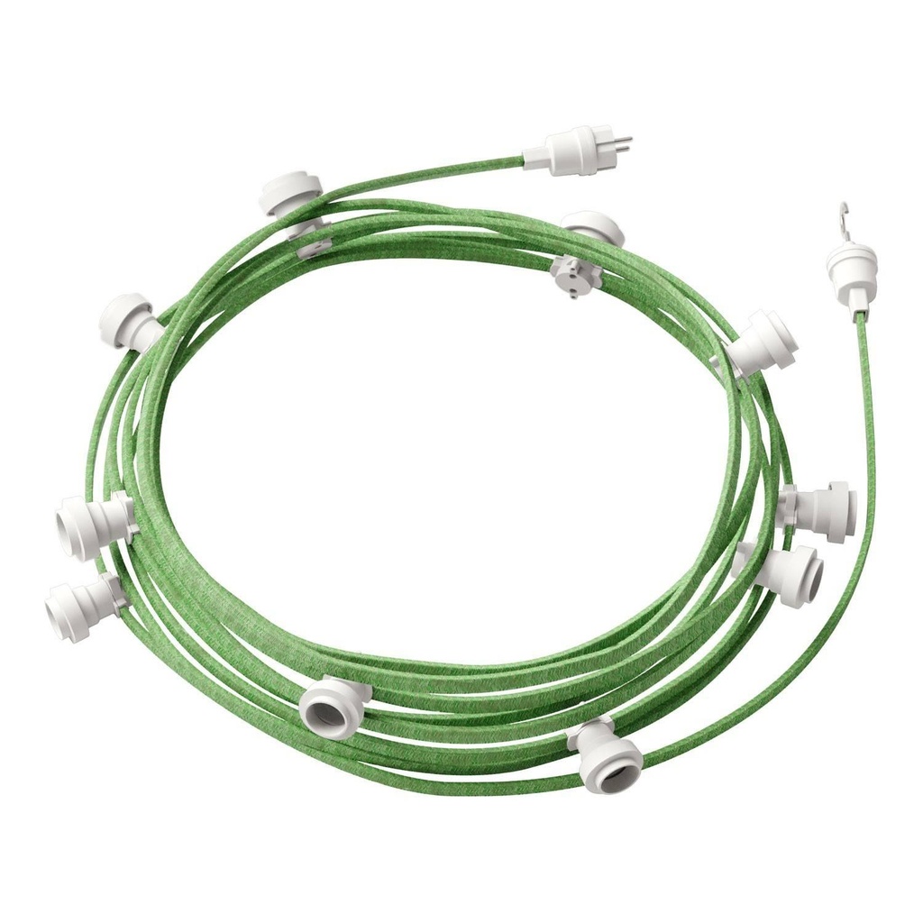 Ready-to-use 12.5 m Lumet System catenary with textile cable,