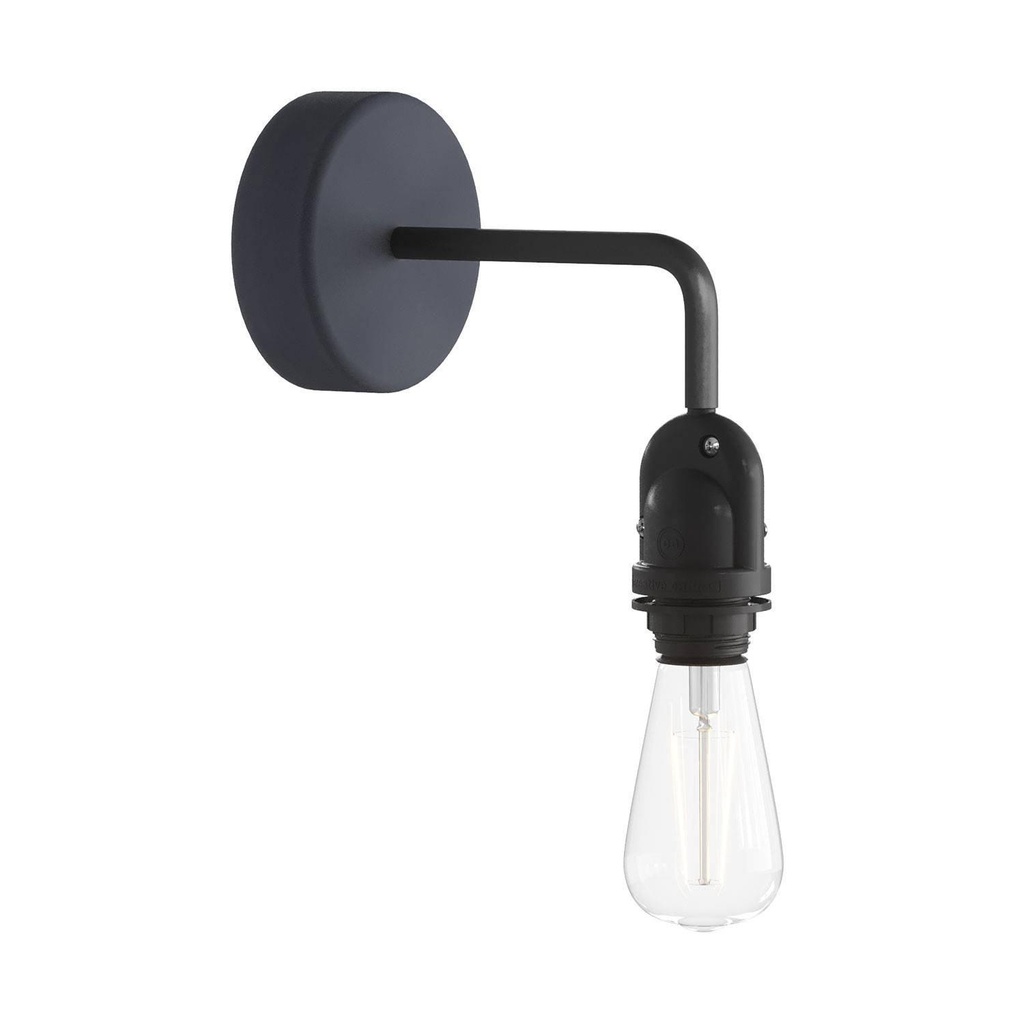 EIVA shade holder with L-shaped extension, rosette and