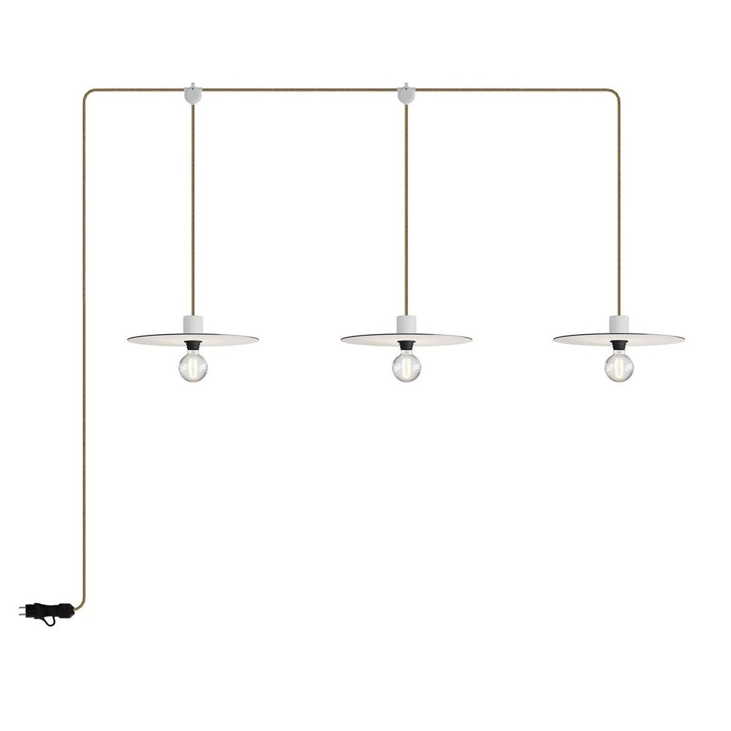 [8,051E+12] E-Snake EIVA IP65 portable 3-light outdoor lamp with shades