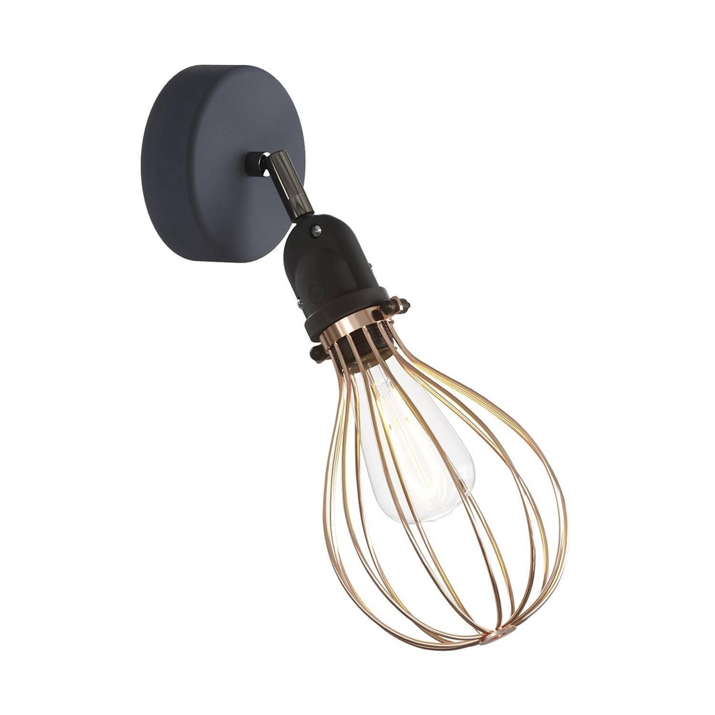 EIVA shade with swivel joint, Drop shade and lamp holder
