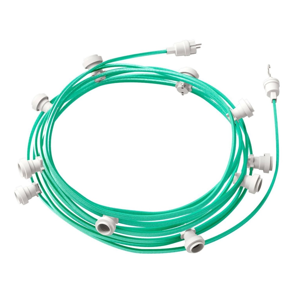 Ready-to-use 12.5 m Lumet System catenary with textile cable,