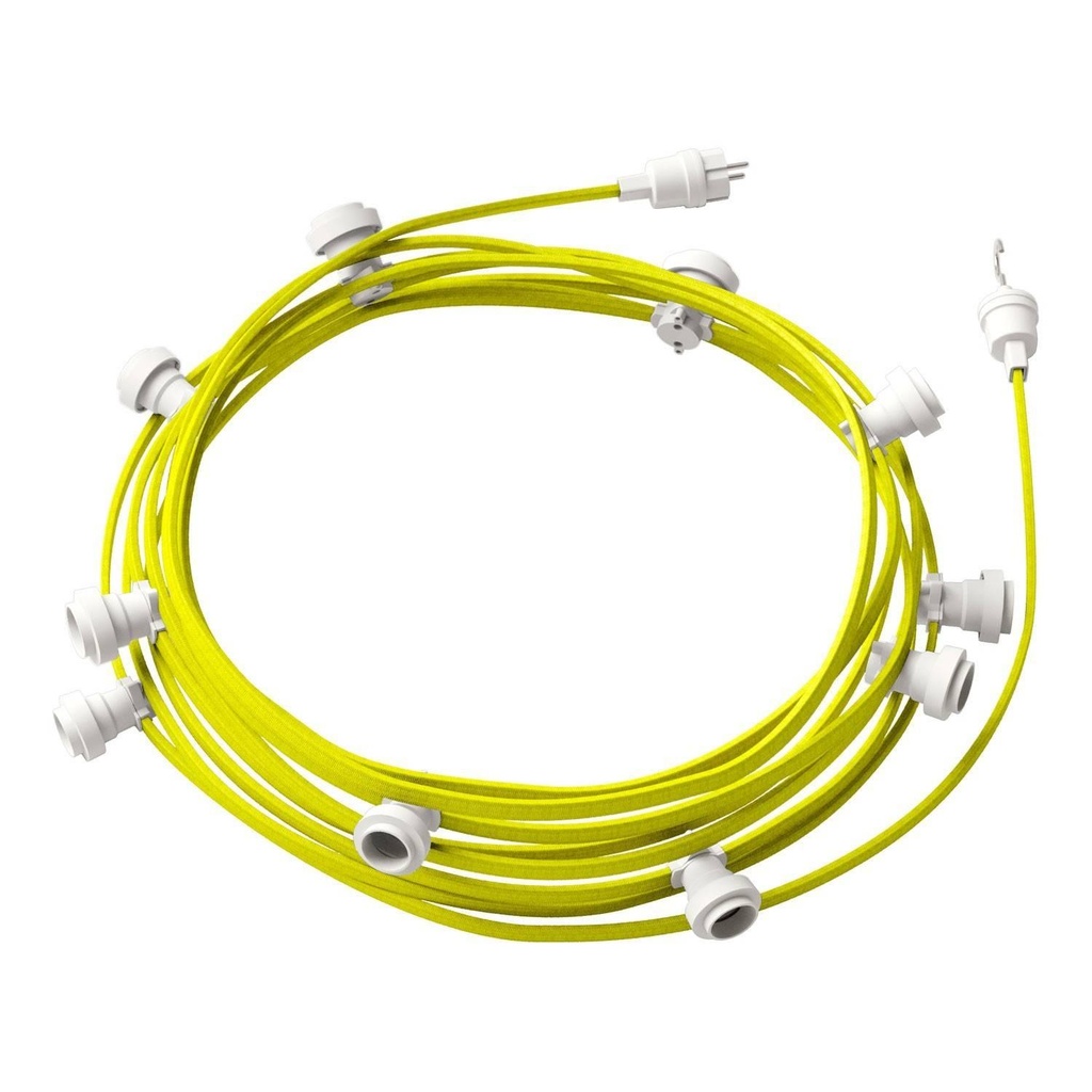 Ready-to-use 12.5 m Lumet System catenary with textile cable,