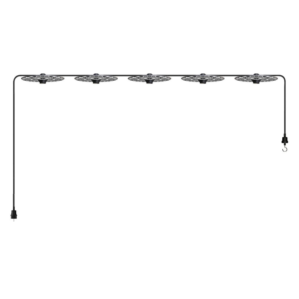 Catenaria Sistema Lumet 'Maioliche' da 7,5 m con cavo tessile, 5