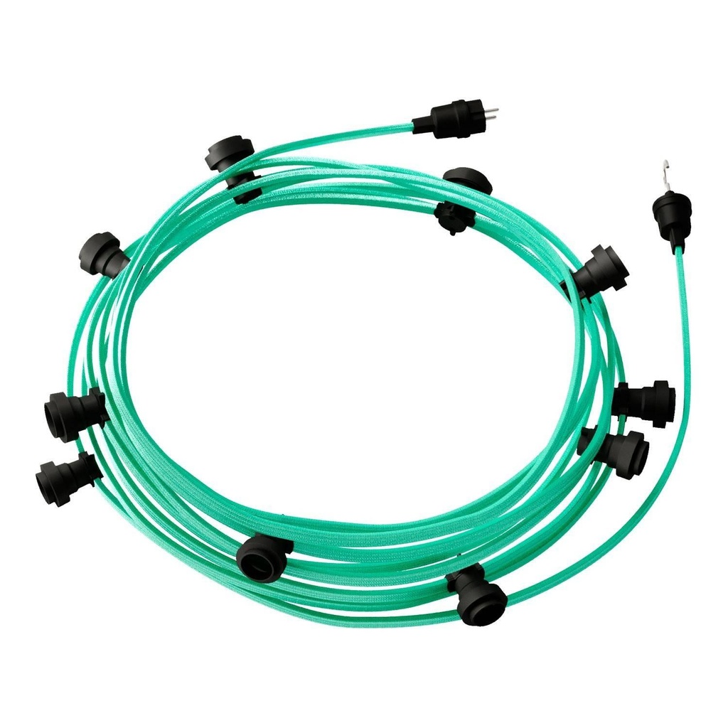 Ready-to-use 12.5 m Lumet System catenary with textile cable,