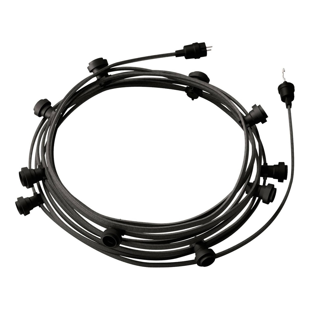 Ready-to-use 12.5 m Lumet System catenary with textile cable,
