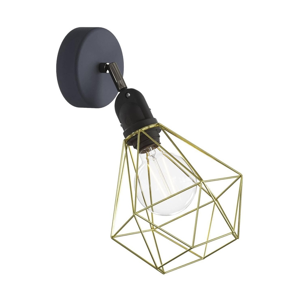 EIVA light fitting with swivel joint, Diamond shade and