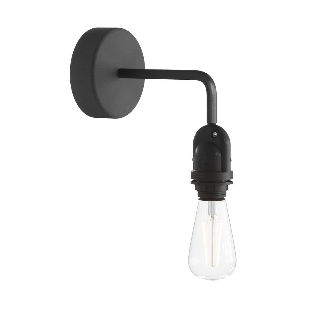 EIVA shade holder with L-shaped extension, rosette and