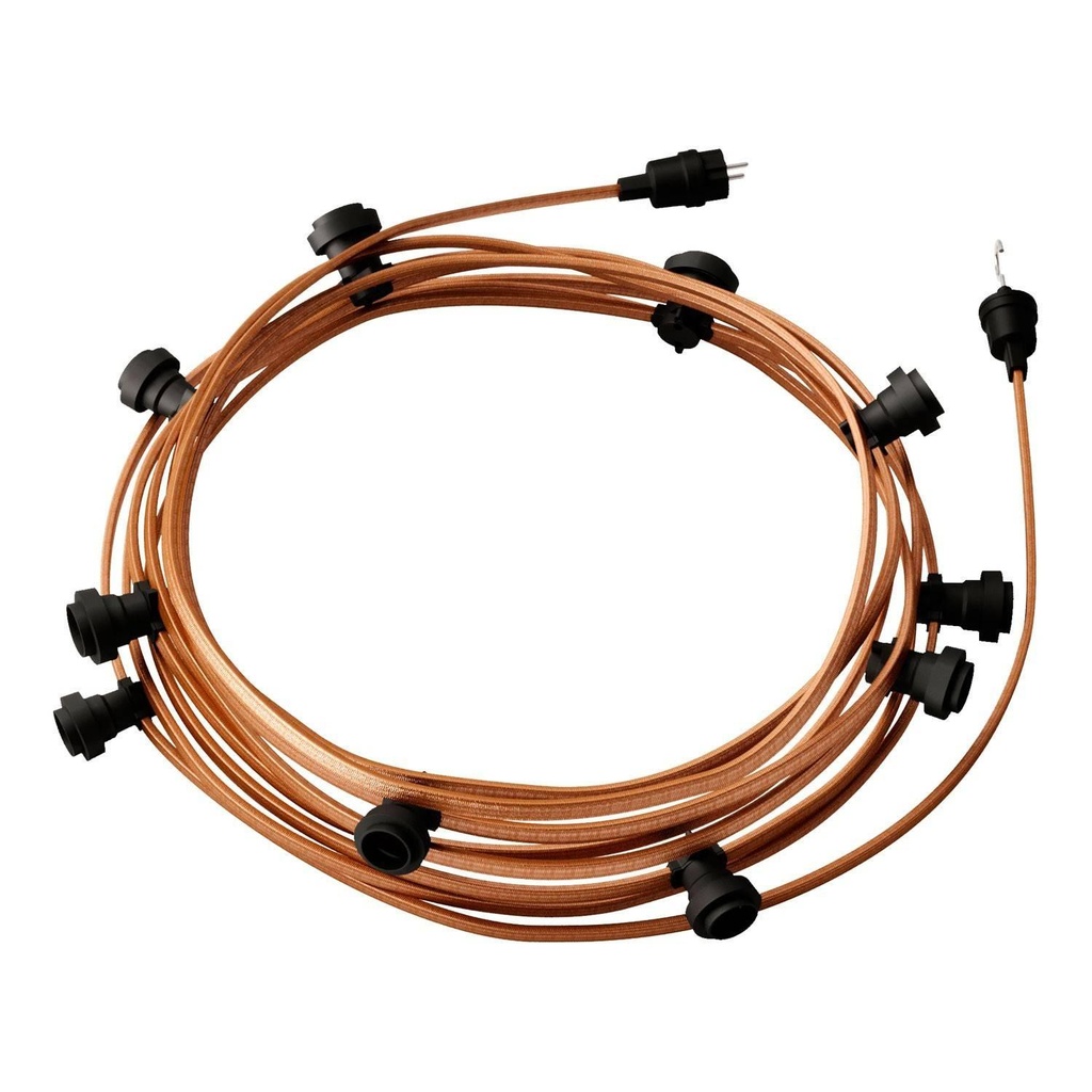 Ready-to-use 12.5 m Lumet System catenary with textile cable,