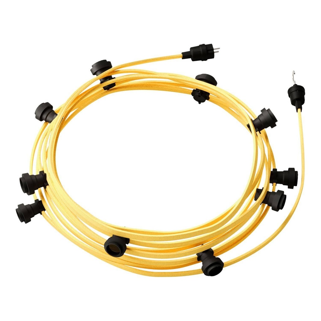 Ready-to-use 12.5 m Lumet System catenary with textile cable,