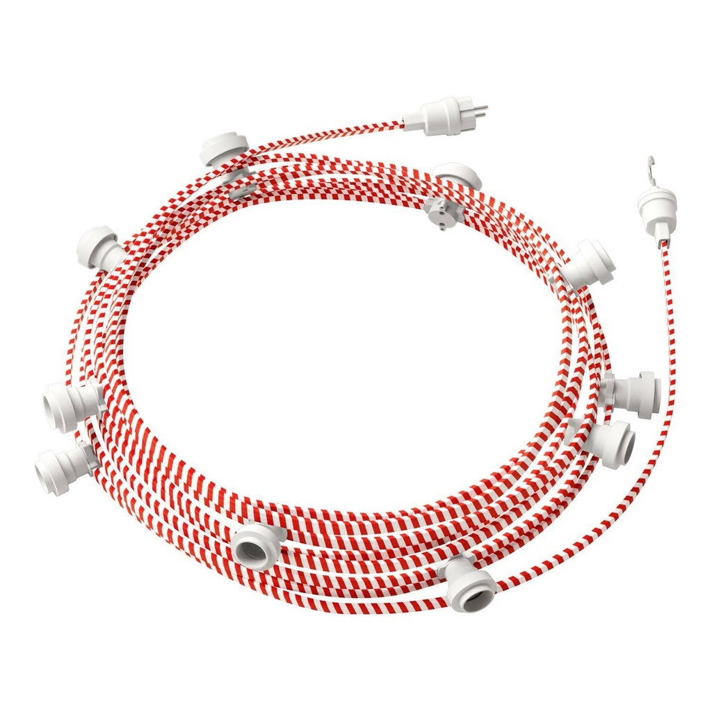 Ready-to-use 12.5 m Lumet System catenary with textile cable,