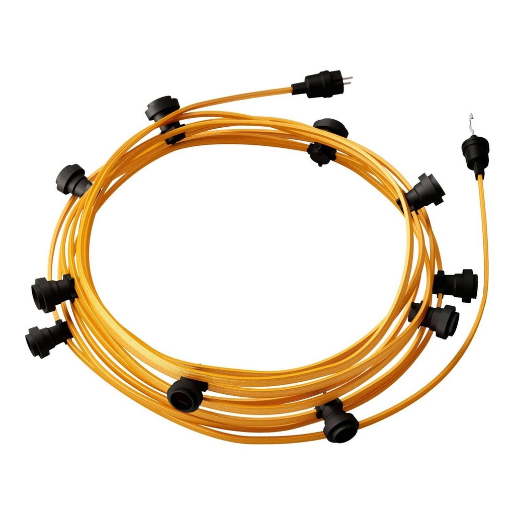 Ready-to-use 12.5 m Lumet System catenary with textile cable,