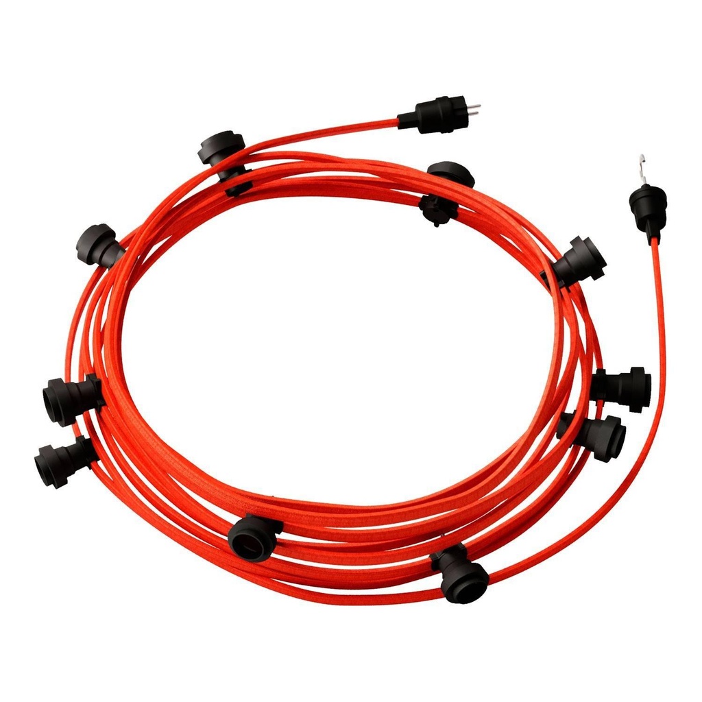 Ready-to-use 12.5 m Lumet System catenary with textile cable,