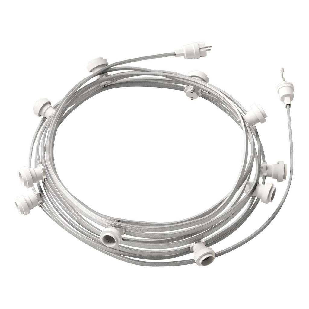 Ready-to-use 12.5 m Lumet System catenary with textile cable,