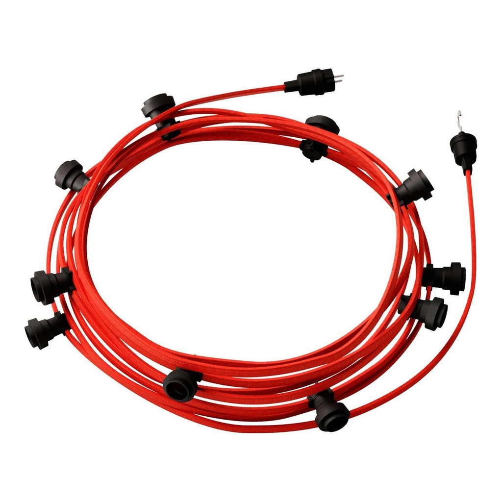 Catenaria Sistema Lumet pronta all'uso da 12,5 m con cavo tessile,