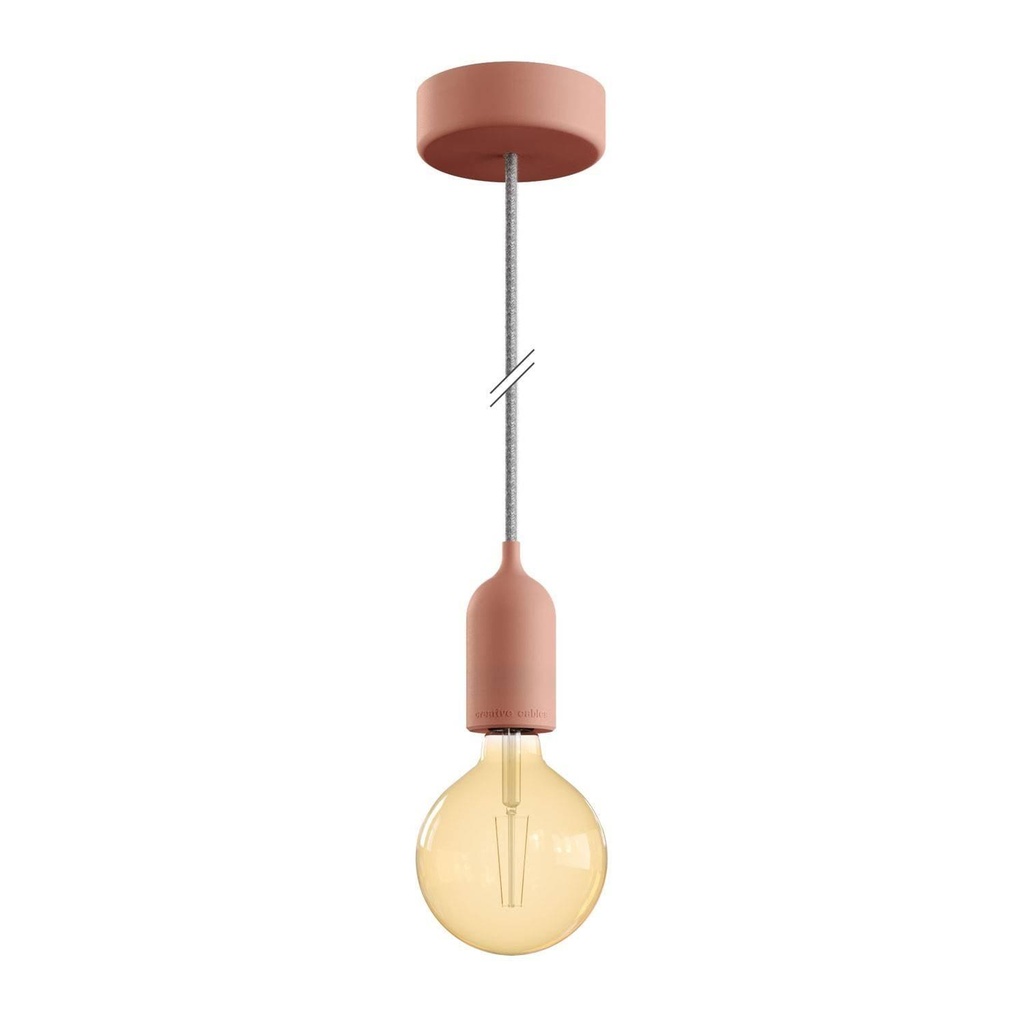 EIVA PASTEL Outdoor pendant lamp with 1.5 m textile cable,