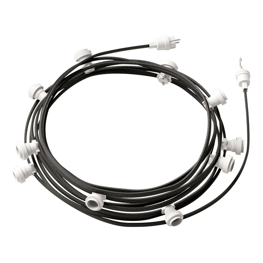 Catenaria Sistema Lumet pronta all'uso da 12,5 m con cavo tessile,