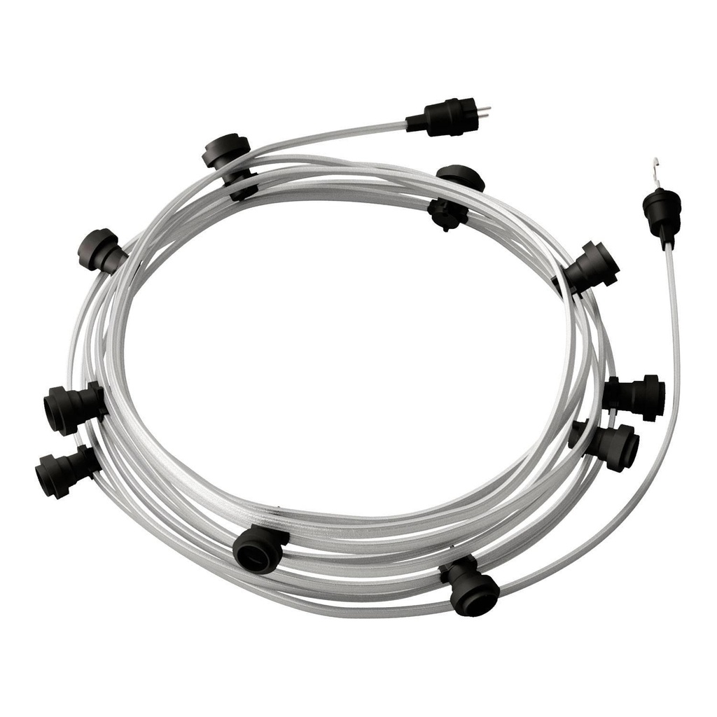 Ready-to-use 12.5 m Lumet System catenary with textile cable,