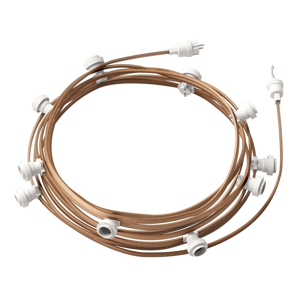 Ready-to-use 12.5 m Lumet System catenary with textile cable,