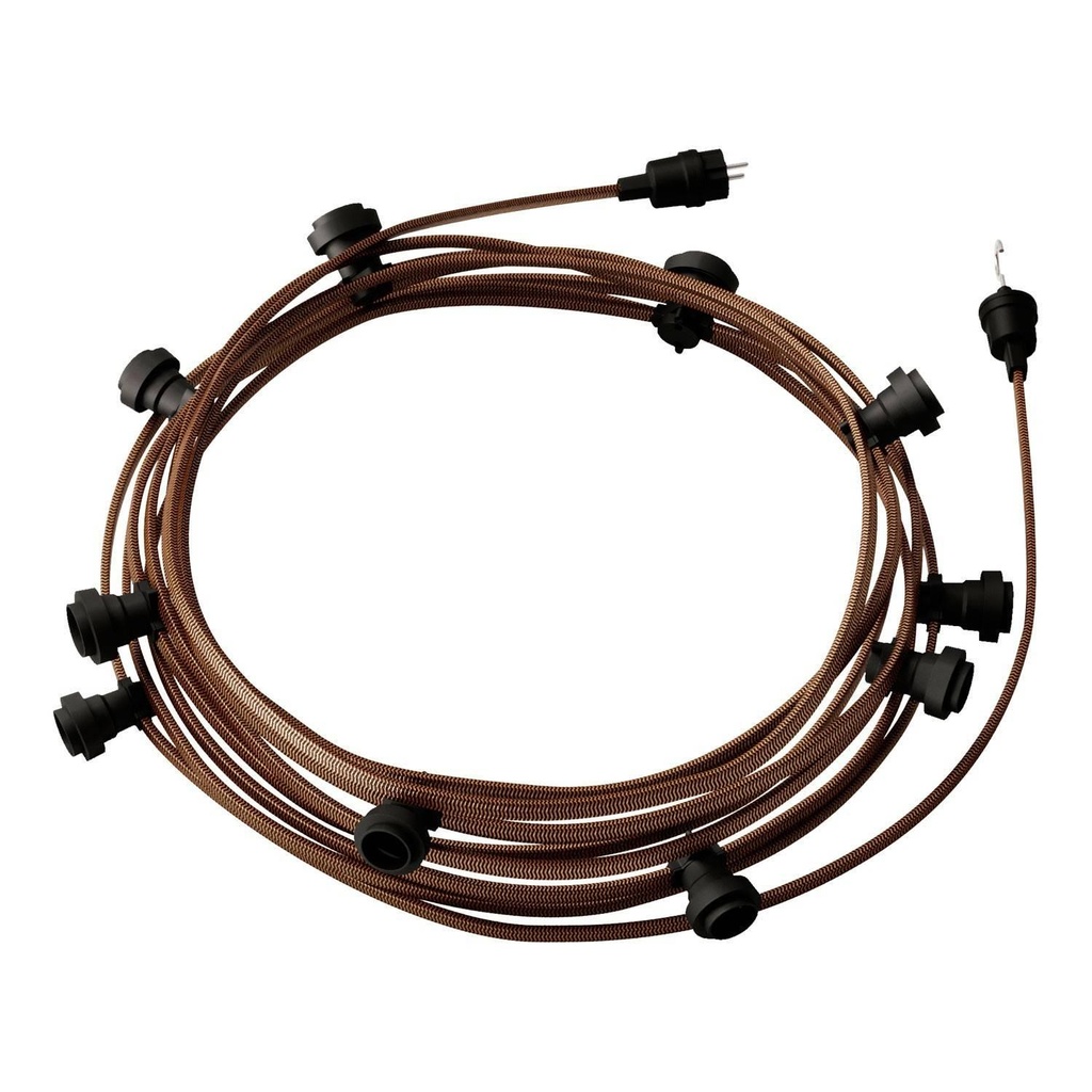 Ready-to-use 12.5 m Lumet System catenary with textile cable,