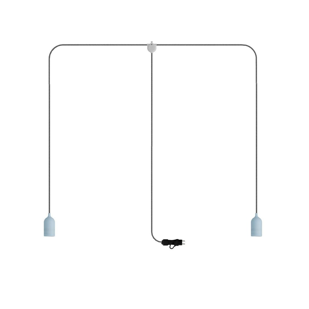 [8,051E+12] T-Snake EIVA Lampada da esterno IP65 portatile a 2 luci