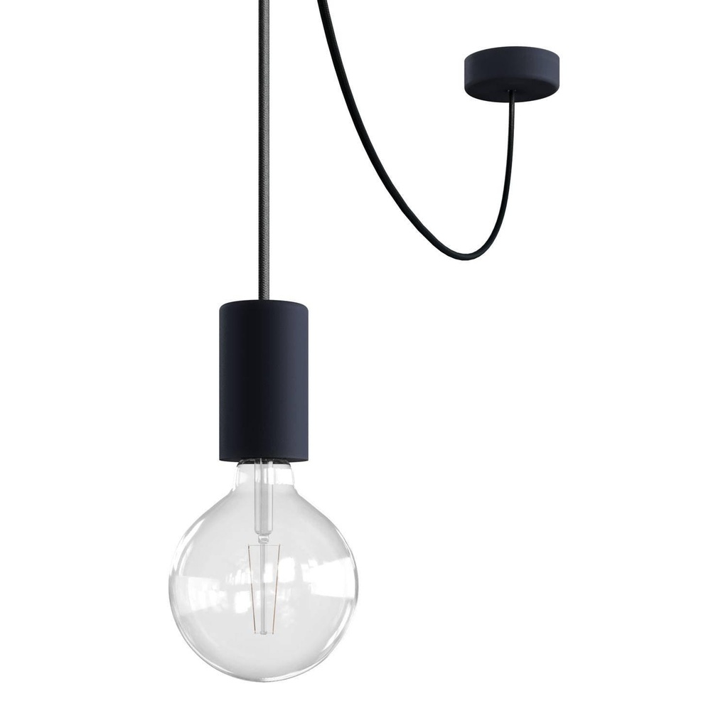 EIVA ELEGANT Lampada a sospensione da esterno con 5 m cavo tessile,