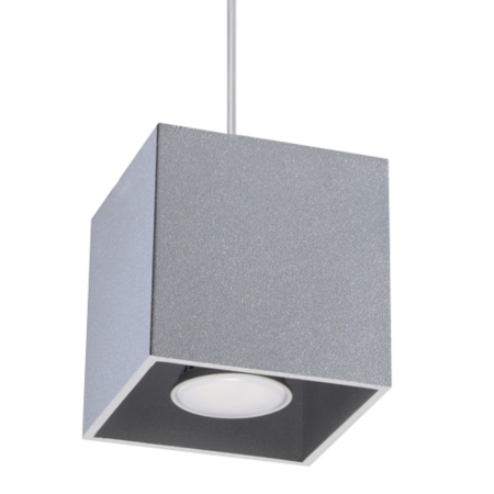 Lampada a sospensione QUAD 1 grigio