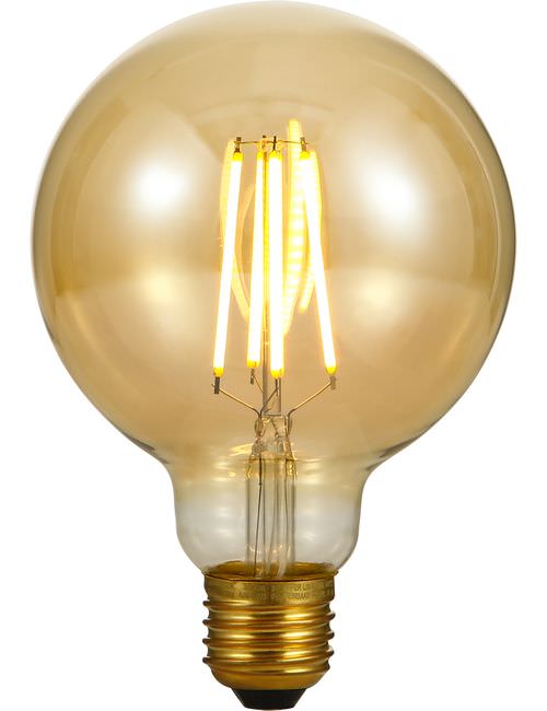 LED E27 Filamento Globo, L279535005