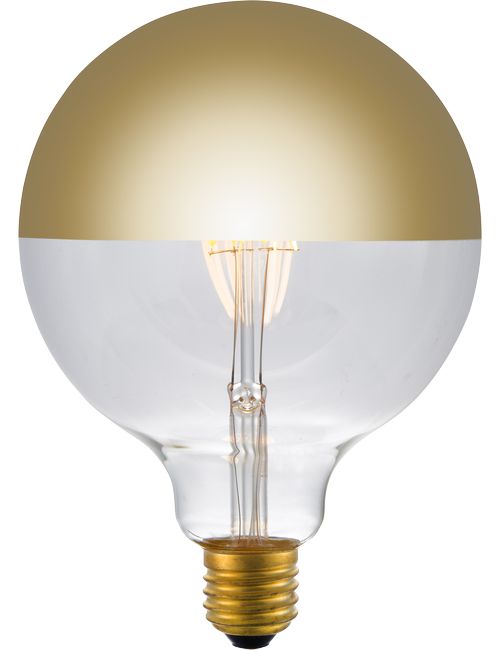 Ampoule LED E27 à filament sphérique avec miroir supérieur, L272529022