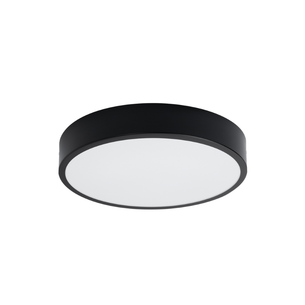 Lampada da soffitto ONYX 40 LED nera 3000K