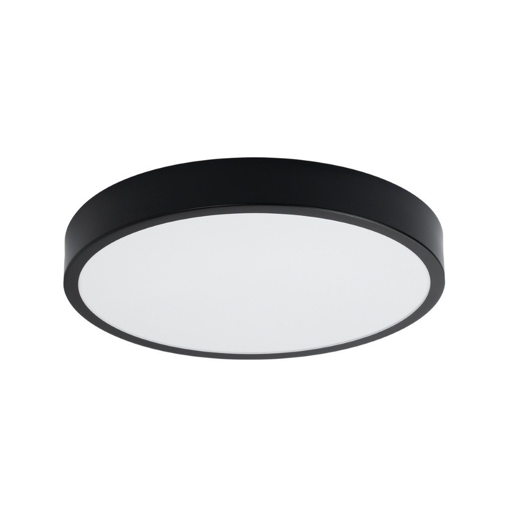 Lampada da soffitto ONYX 50 LED nera 3000K