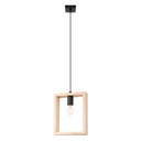 Lampada a sospensione ARIES in legno naturale