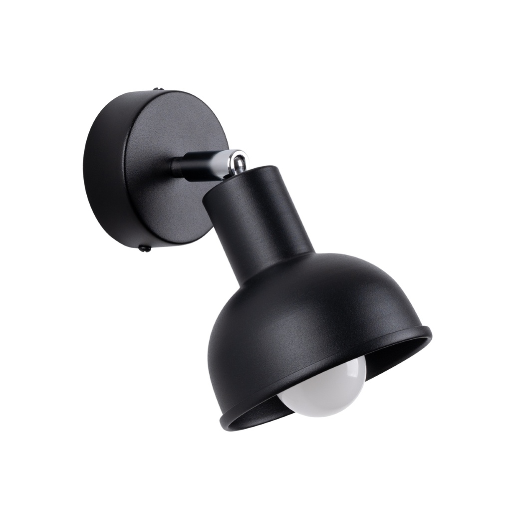 Lampada da parete ELBA nera