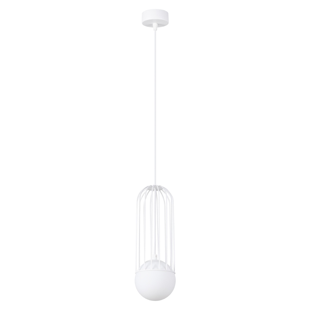 Lampada a sospensione BRINA 1 bianca