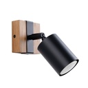 Lampada da parete FAGER 1 nera