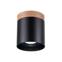 Lampada da soffitto RIF nera