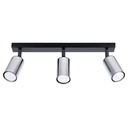 Lampada da soffitto WINX 3 nera/cromo