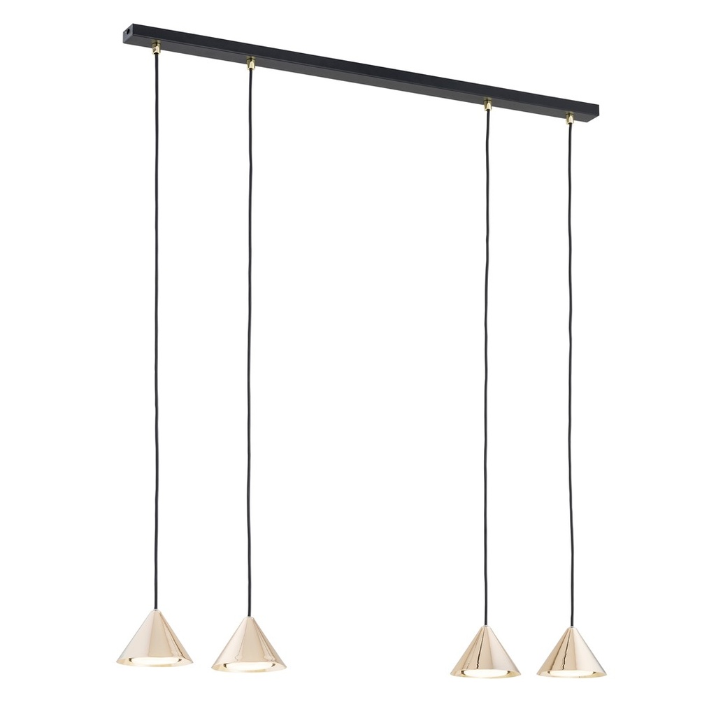 Lampada a sospensione Elit 4 Bl Gold