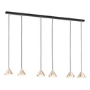 Lampada a sospensione Elit 6 Bl Gold