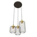 Lampada a sospensione Vander 3Prem Bl Gold