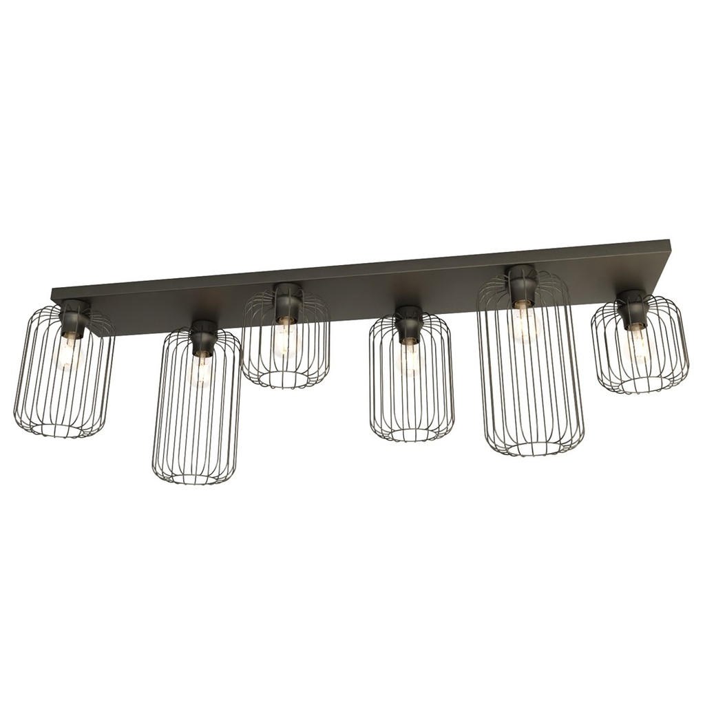 Lampada da soffitto Barn 6 Bl