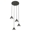 Lampada a sospensione Elit 4 Premium Black