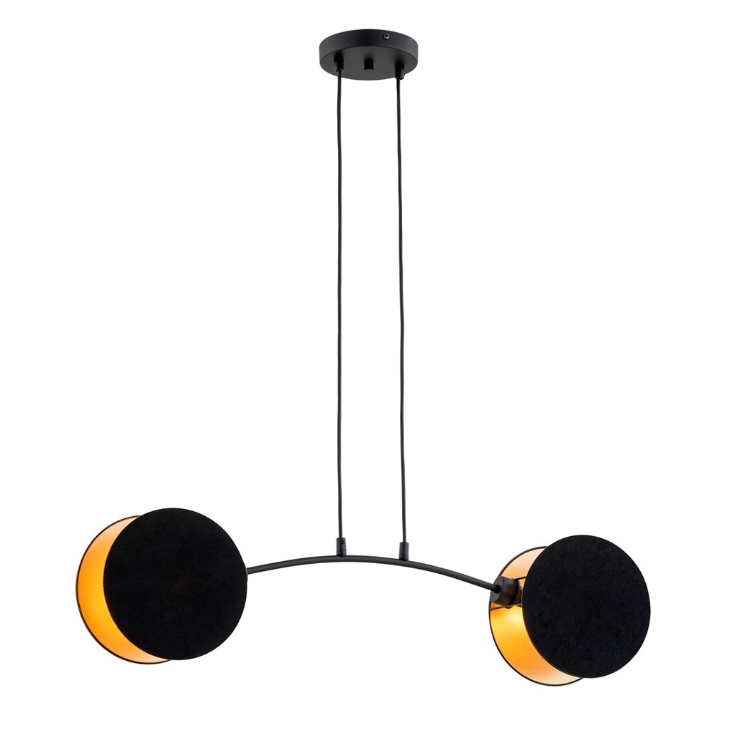 Lampada a sospensione Motif 2 Black/Gold