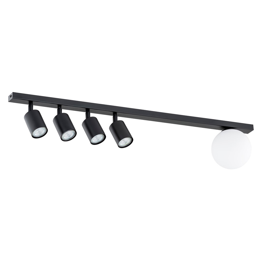Lampada da soffitto Baster 5 Black