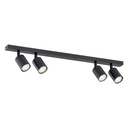Flash 4 Black ceiling lamp