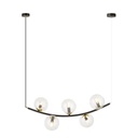 Lampada a sospensione Ritz 5 Bl Transparent