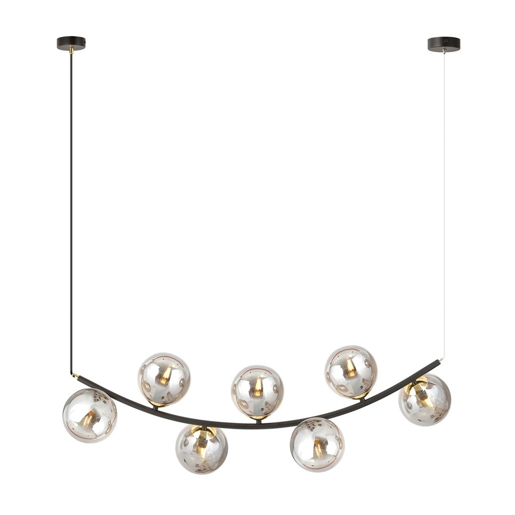 Lampada a sospensione Ritz 7 Bl Grafit