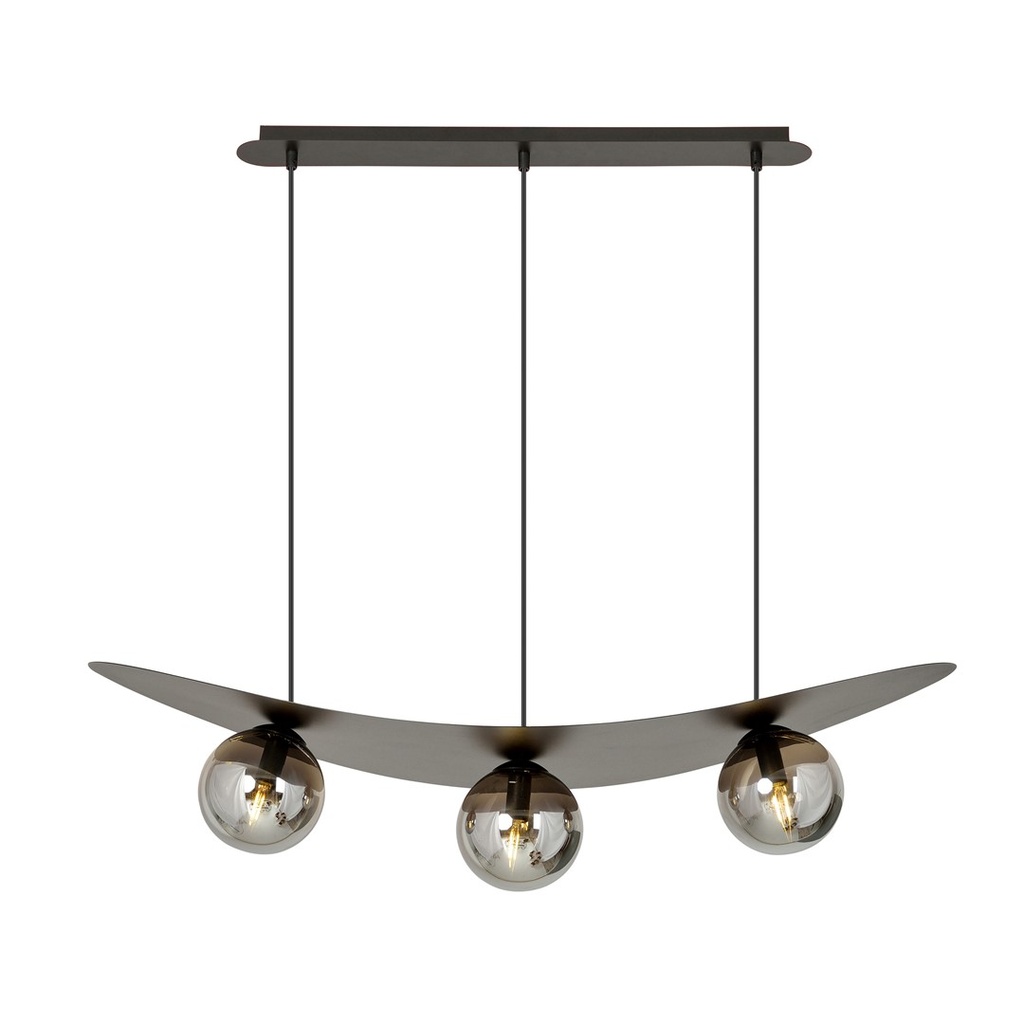 [1300/3] Aura 3 Bl Grafit Pendelleuchte
