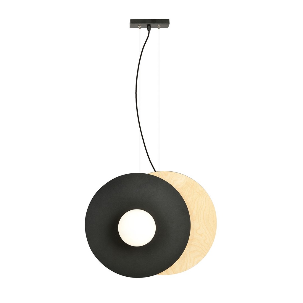 Lampada a sospensione Soho 2 Bl Opal